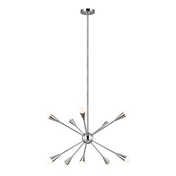 Feiss - Κρεμαστό φωτιστικό οροφής LED JAX 10xG9/3W/230V γυαλιστερό χρώμιο