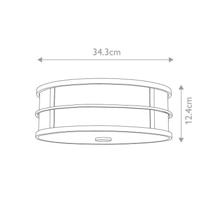 Feiss - Φωτιστικό οροφής FUSION 3xE27/60W/230V