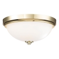 Feiss - Φωτιστικό οροφής μπάνιου MALIBU 2xE27/60W/230V IP44 σε χρυσό