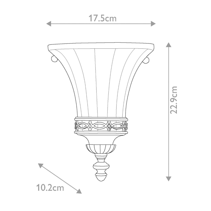 Feiss - Φωτιστικό τοίχου DRAWING ROOM 1xE14/60W/230V