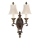 Feiss - Φωτιστικό τοίχου DRAWING ROOM 2xE14/60W/230V