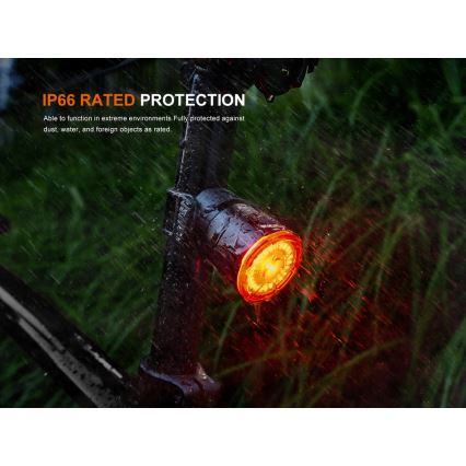 Fenix BC06R - LED Dimmable επαναφορτιζόμενο φως ποδηλάτου LED/USB IP66 90 lm 24,5 h 560 mAh