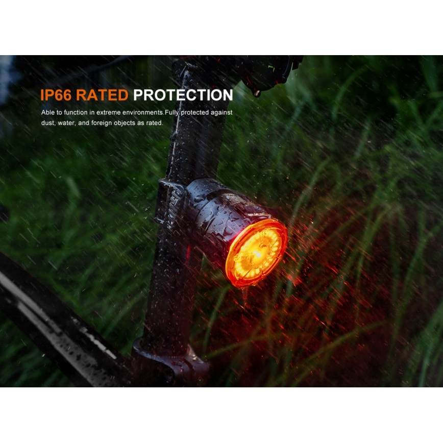 Fenix BC06R - LED Dimmable επαναφορτιζόμενο φως ποδηλάτου LED/USB IP66 90 lm 24,5 h 560 mAh