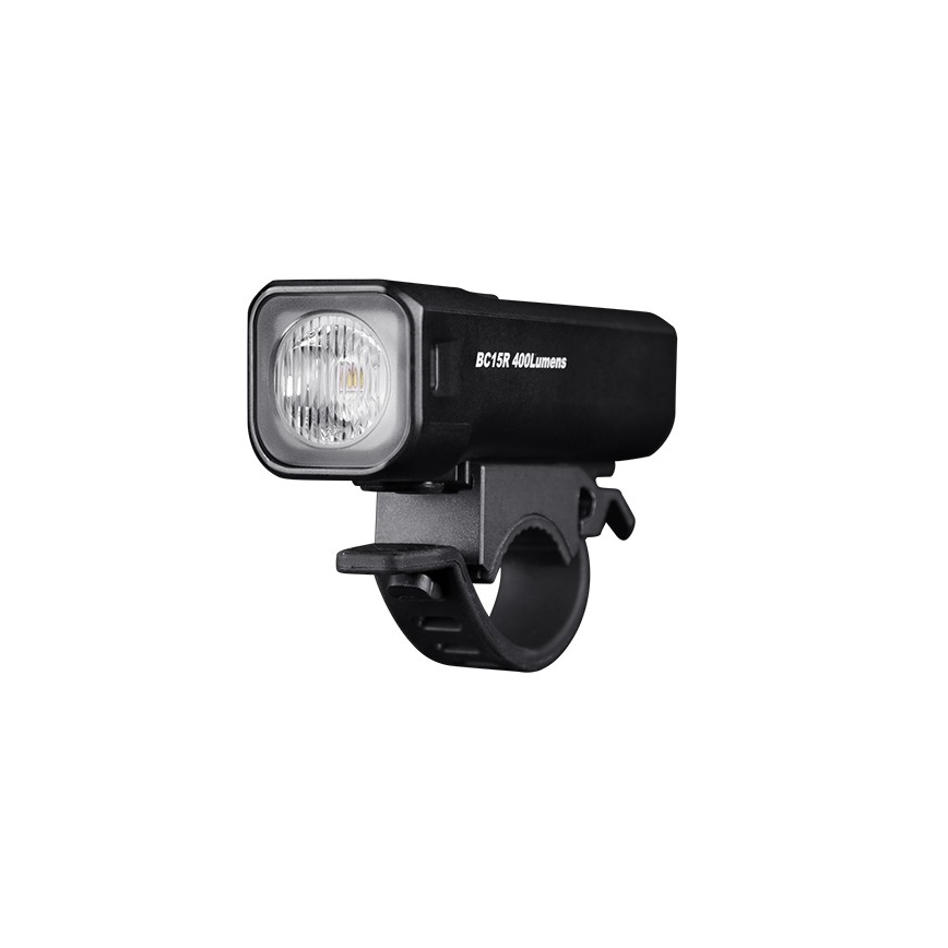 Fenix BC15R - LED Dimmable επαναφορτιζόμενο φως ποδηλάτου LED/USB IP66 400 γυαλιστερό 31,5 h 2600 mAh
