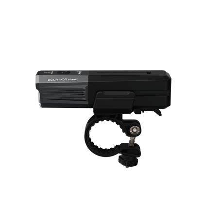 Fenix BC22R - Ρυθμιζόμενο επαναφορτιζόμενο LED φανάρι ποδηλάτου LED/USB 3400 mAh IP66 1400 lm 41 h μαύρο