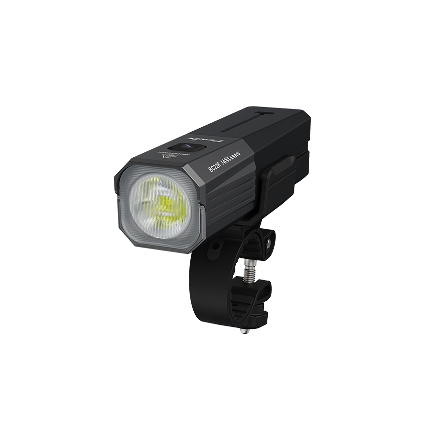 Fenix BC22R - Ρυθμιζόμενο επαναφορτιζόμενο LED φανάρι ποδηλάτου LED/USB 3400 mAh IP66 1400 lm 41 h μαύρο
