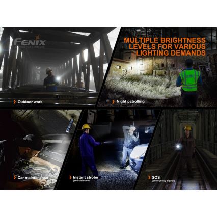 Fenix C7 - Επαναφορτιζόμενος φακός LED με ρύθμιση φωτεινότητας LED/1x21700 IP68 3000 lm 68 h