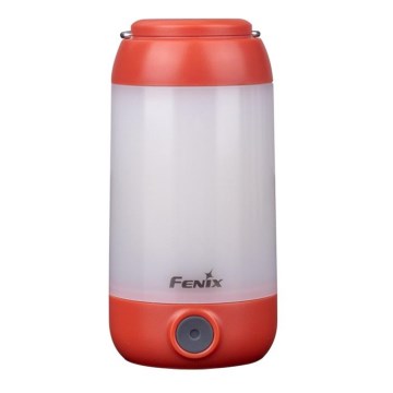 Fenix CL26RRED - Φορητός επαναφορτιζόμενος LED φακός με ρύθμιση φωτεινότητας LED/USB/2xCR123A IP66 400 lm 400 ώρες 2600 mAh πορτοκαλί