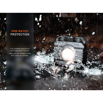 Fenix CL28R - LED Dimming επαναφορτιζόμενος προβολέας με power bank LED/USB IP66 2000 γυαλιστερό 360 h 10000 mAh