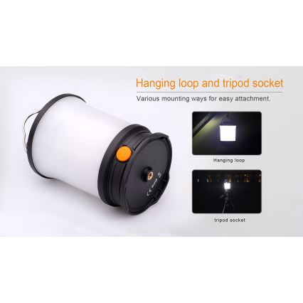 Fenix CL30R - Φορητός επαναφορτιζόμενος φακός LED/USB/6xCR123A IPX7 650 lm 300 ώρες 2600 mAh