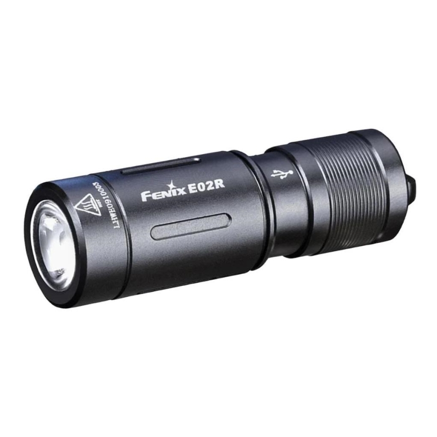 Fenix E02RBLC - LED Επαναφορτιζόμενος φακός LED / USB IP68 200 lm 6,5 ώρες