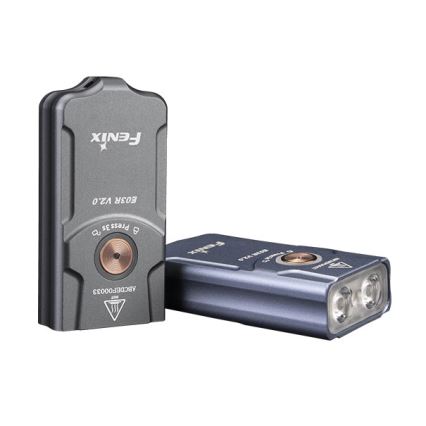 Fenix E03RV20BLU - Επαναφορτιζόμενος φακός LED LED/USB IP66 500 lm 30 h 400 mAh