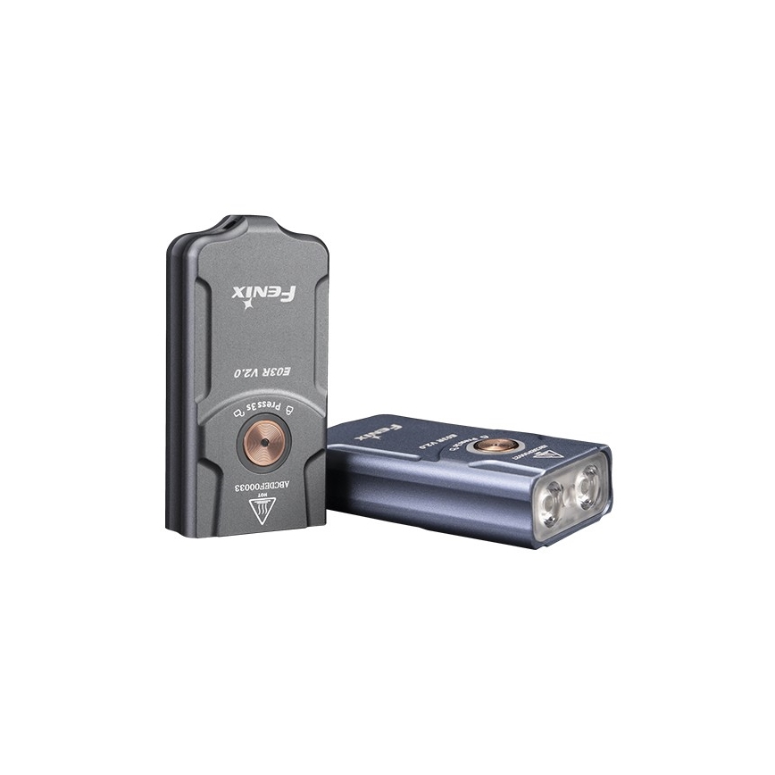 Fenix E03RV20BLU - Επαναφορτιζόμενος φακός LED LED/USB IP66 500 lm 30 h