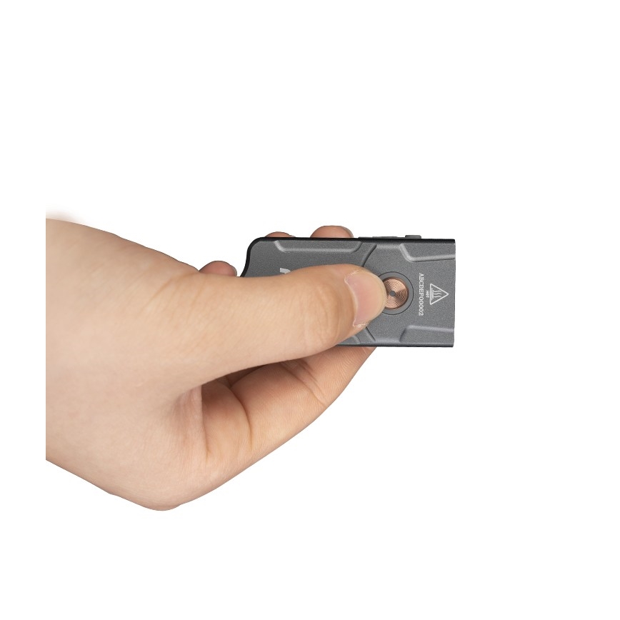 Fenix E03RV20GREY - Επαναφορτιζόμενος φακός LED LED/USB IP66 500 γυαλιστερό 30 h 400 mAh