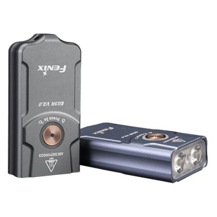 Fenix E03RV20GREY - Επαναφορτιζόμενος φακός LED LED/USB IP66 500 γυαλιστερό 30 h 400 mAh