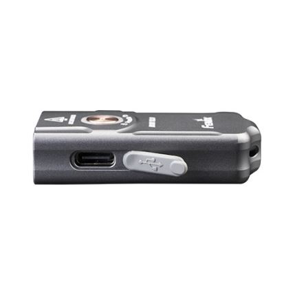 Fenix E03RV20GREY - Επαναφορτιζόμενος φακός LED LED/USB IP66 500 γυαλιστερό 30 h 400 mAh