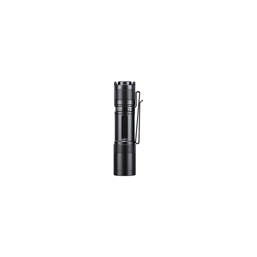 Fenix E12V30 - Ρυθμιζόμενος επαναφορτιζόμενος φακός LED/1xAA 2000 mAh IP68 200 lm 100 h μαύρος