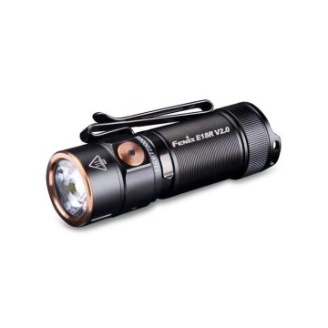 Fenix E18RV20800 - Ρυθμιζόμενος επαναφορτιζόμενος φακός LED/USB/1xCR123A 800 mAh IP68 1200 lm 200 h μαύρος