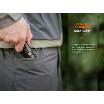 Fenix E28RV20 - LED Dimming επαναφορτιζόμενος φακός LED/USB/2xCR123A IP68 1700 γυαλιστερό 260 h 3400 mAh