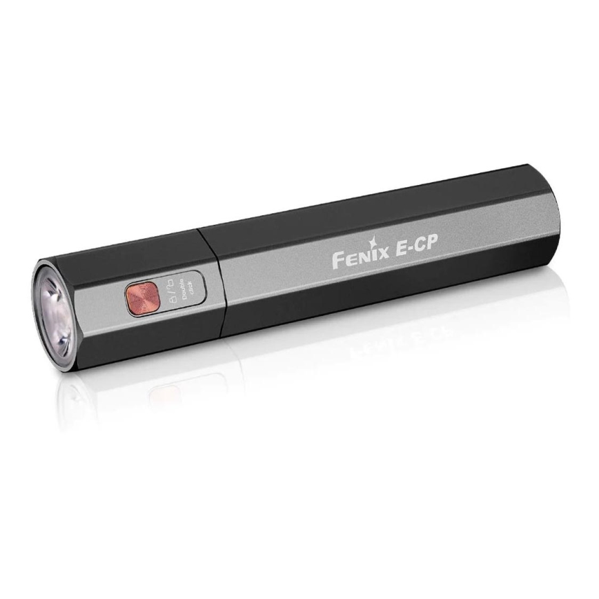 Fenix ECPBLCK - Επαναφορτιζόμενος φακός LED με power bank USB IP68 1600 γυαλιστερό 504 h 5000 mAh μαύρο