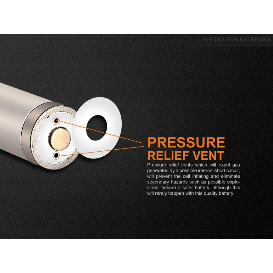 Fenix FERCR123ALIIONUP - Επαναφορτιζόμενη μπαταρία USB/3,6V 700 mAh, 1 τεμάχιο