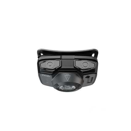 Fenix HL12RV20BLC - Ρυθμιζόμενος επαναφορτιζόμενος φακός κεφαλής LED με USB φόρτιση, 950 mAh, IP66, 500 lm, 112 ώρες, μαύρο