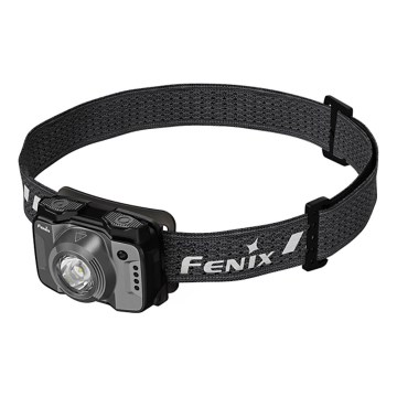 Fenix HL12RV20BLC - Ρυθμιζόμενος επαναφορτιζόμενος φακός κεφαλής LED με USB φόρτιση, 950 mAh, IP66, 500 lm, 112 ώρες, μαύρο