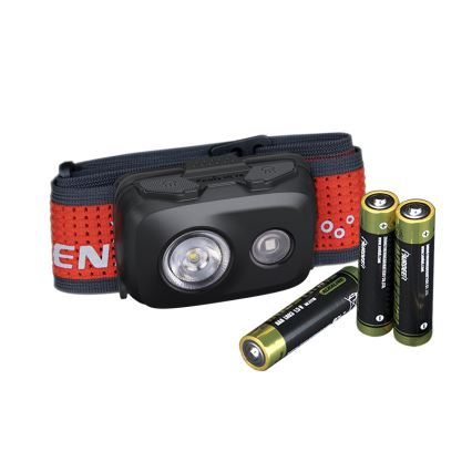 Fenix HL16V2BLK - LED Λάμπα κεφαλής LED/3xAAA IP66 450 lm 200 h μαύρο/πορτοκάλι