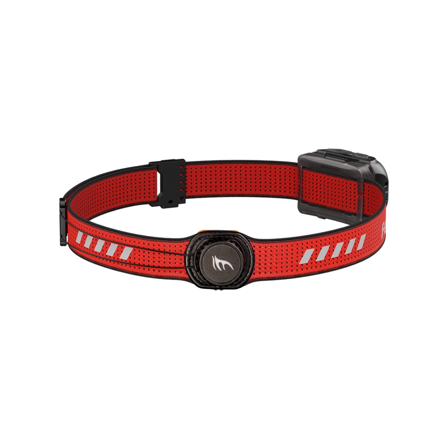 Fenix HL18RTV20BLC - Επαναφορτιζόμενος LED φακός κεφαλής με ρύθμιση φωτεινότητας LED/USB/3xAAA IP66 800 lm 160 ώρες 1900 mAh μαύρο/πορτοκαλί