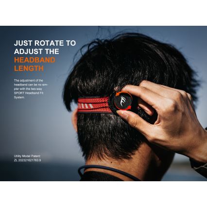 Fenix HL18RTV20WHT - LED Dimming επαναφορτιζόμενος φακός κεφαλής LED/USB IP66 800 γυαλιστερό 160 h λευκό/μαύρο