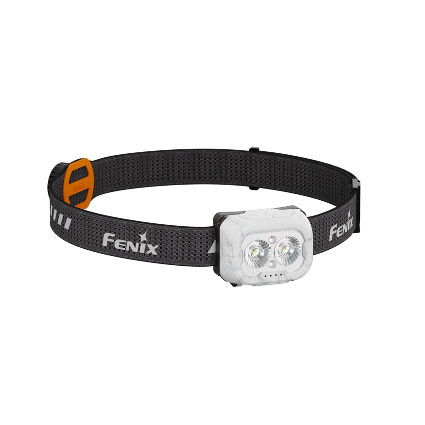 Fenix HL18RTV20WHT - LED Dimming επαναφορτιζόμενος φακός κεφαλής LED/USB IP66 800 γυαλιστερό 160 h λευκό/μαύρο