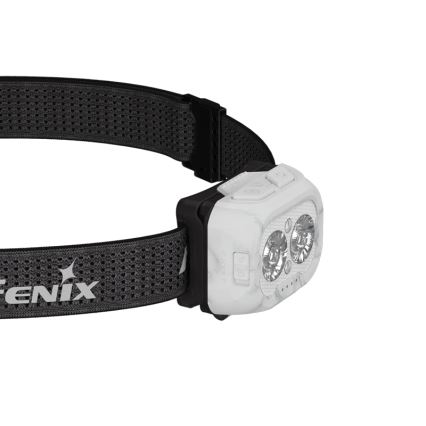 Fenix HL18RTV20WHT - LED Dimming επαναφορτιζόμενος φακός κεφαλής LED/USB IP66 800 γυαλιστερό 160 h λευκό/μαύρο
