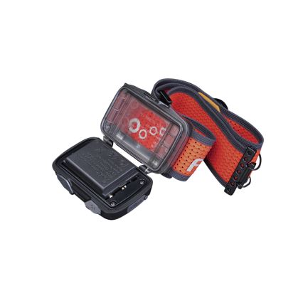 Fenix HL32RTBLCK - Επαναφορτιζόμενος φακός κεφαλής LED LED/USB/3xAAA IP66 800 γυαλιστερό 300 h 1900 mAh μαύρο/πορτοκαλί