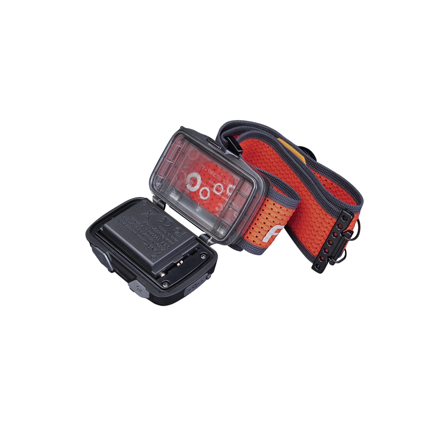 Fenix HL32RTBLCK - Επαναφορτιζόμενος φακός κεφαλής LED LED/USB/3xAAA IP66 800 γυαλιστερό 300 h 1900 mAh μαύρο/πορτοκαλί