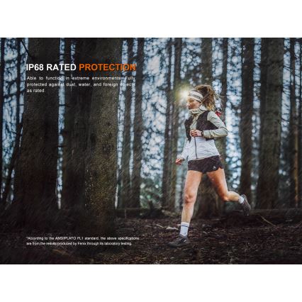 Fenix HM23V20 - LED Dimming φακός κεφαλής LED/1xAA IP68 300 lm 100 h