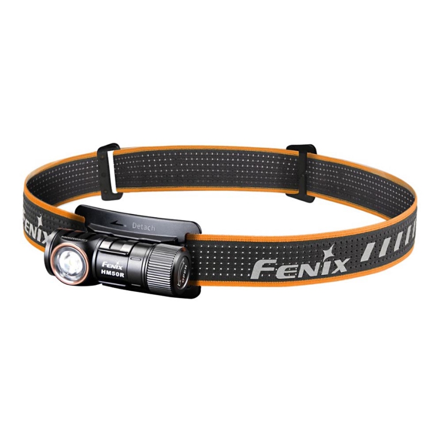 Fenix HM50RV20 - Επαναφορτιζόμενη λάμπα κεφαλής LED 3xLED/USB/1xCR123A IP68 700 γυαλιστερό 120 h 700 mAh