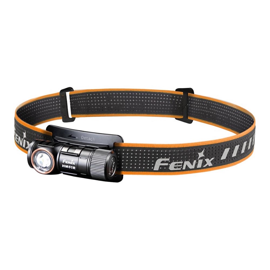 Fenix HM51RV20 - Επαναφορτιζόμενη λάμπα κεφαλής LED 3xLED/1xCR123A/USB IP68 700 γυαλιστερό 120 h 700 m