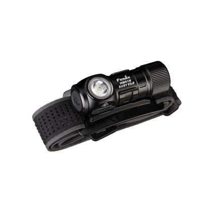 Fenix HM51RV3ABL - Ρυθμιζόμενος επαναφορτιζόμενος LED φακός κεφαλής LED/USB/1xCR123A 950 mAh IP68 860 lm 125 h μαύρος