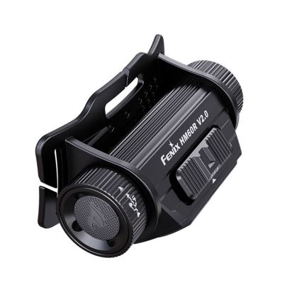 Fenix HM60RV20 - Φακός κεφαλής LED με ρύθμιση φωτεινότητας, επαναφορτιζόμενος LED/USB 4000 mAh IP68 1600 lm 292 h πορτοκαλί