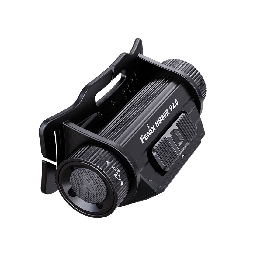 Fenix HM60RV20 - Φακός κεφαλής LED με ρύθμιση φωτεινότητας, επαναφορτιζόμενος LED/USB 4000 mAh IP68 1600 lm 292 h πορτοκαλί