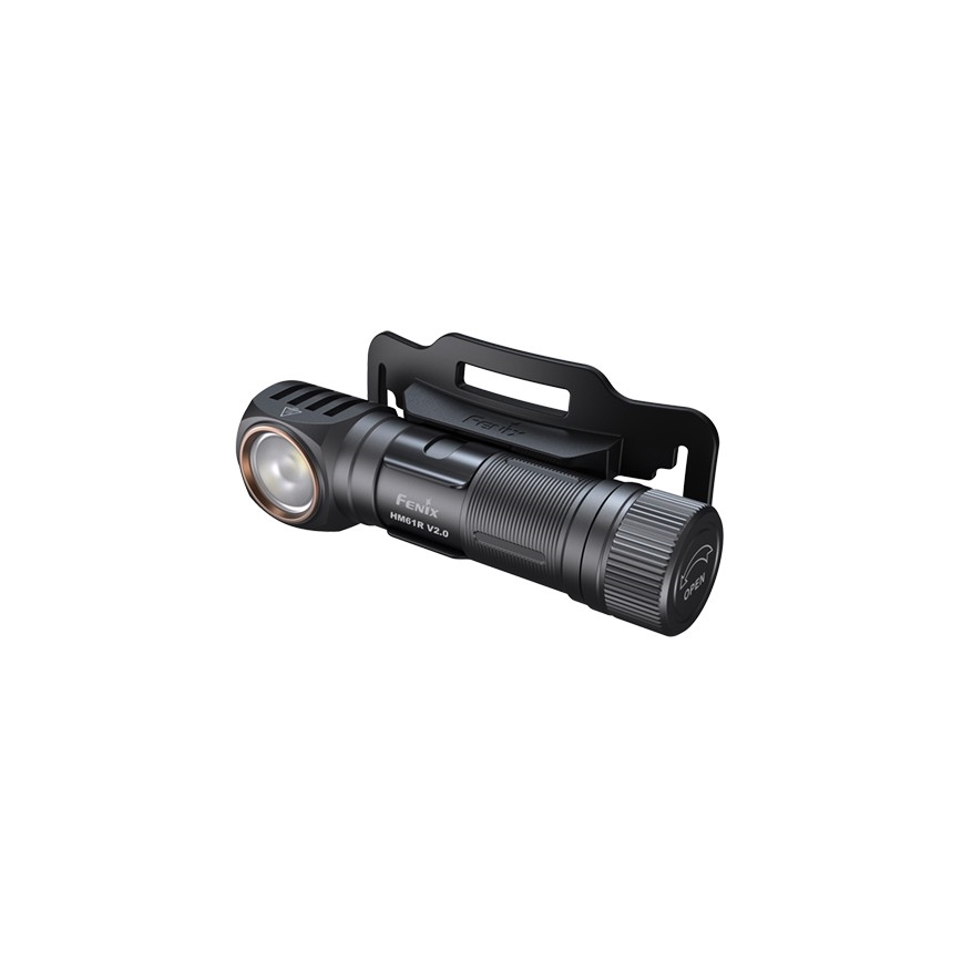 Fenix HM61RV20 - Επαναφορτιζόμενος φακός κεφαλής LED LED/USB/2xCR123A IP68 1600 lm 300 h 3400 mAh