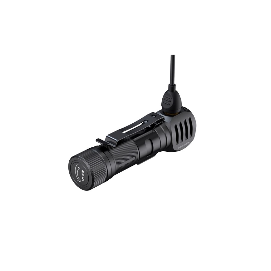Fenix HM61RV20 - Επαναφορτιζόμενος φακός κεφαλής LED LED/USB/2xCR123A IP68 1600 lm 300 h 3400 mAh