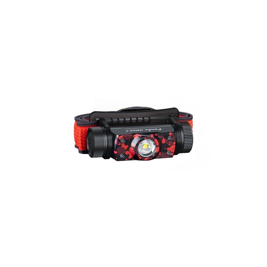 Fenix HM62TMGM - LED Dimming επαναφορτιζόμενο φακός κεφαλής LED/USB IP68 1200 γυαλιστερό 280 h 3400 mAh