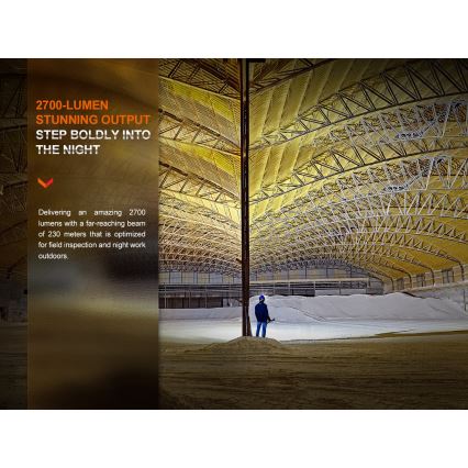 Fenix HM71R - Επαναφορτιζόμενος φακός κεφαλής LED LED/USB IP68 2700 γυαλιστερό 400 h 5000 mAh