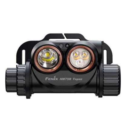 Fenix HM75RTOPAZ - LED Dimming επαναφορτιζόμενος φακός κεφαλής LED/USB IP68 1600 lm 210 h