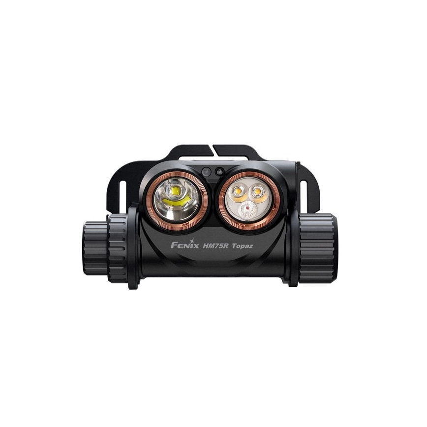 Fenix HM75RTOPAZ - LED Dimming επαναφορτιζόμενος φακός κεφαλής LED/USB IP68 1600 lm 210 h