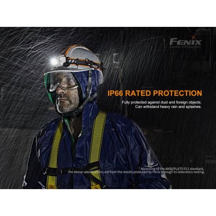 Fenix HP25RV20 - Επαναφορτιζόμενος φακός κεφαλής LED ντιμαριζόμενος 3xLED/1x21700 IP66 1600 lm 800 ώρες