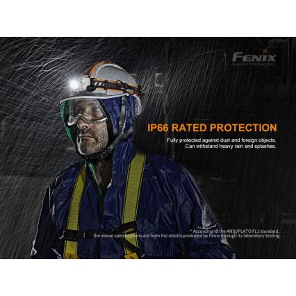 Fenix HP25RV20 - Επαναφορτιζόμενος φακός κεφαλής LED ντιμαριζόμενος 3xLED/1x21700 IP66 1600 lm 800 ώρες