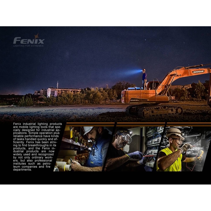 Fenix HP25RV20 - Επαναφορτιζόμενος φακός κεφαλής LED ντιμαριζόμενος 3xLED/1x21700 IP66 1600 lm 800 ώρες