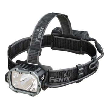 Fenix HP35R - Ρυθμιζόμενος επαναφορτιζόμενος φακός κεφαλής LED/USB, 5000 mAh, IP66, 4000 lm, 500 ώρες, μαύρος